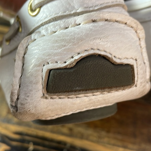 Zara men white boat shoes leather size 9 made in Portugal - Picture 7 of 17